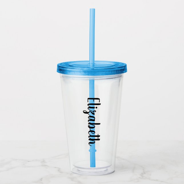 Acrílico Copo Frio Colorido Personalizado para Festa de Ver (Frente)
