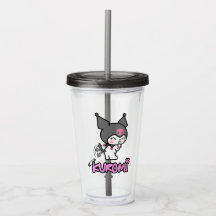 Embrulho de Copo Kuromi para Copo Transparente | F