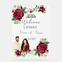 acrílico floral Nikkah