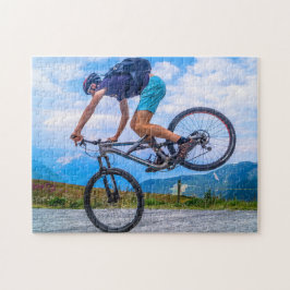 Acrobatic Freestyle Cyclist Jigsee Quebra-cabeça
