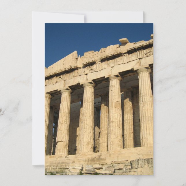 Acrópole do Parténon em Atenas (Frente)