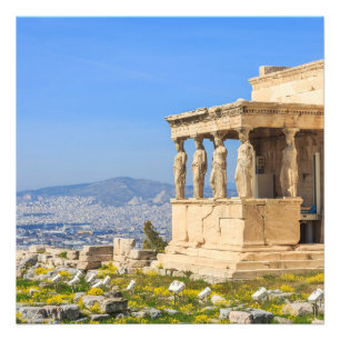 Acropolis Hill Athens Grécia Fotografia Impressão 