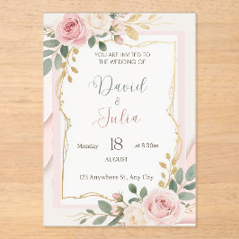 Acrylic Invitation