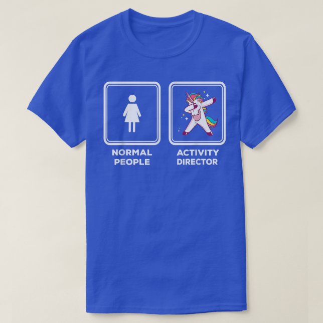 Activity Director Unicorn T-Shirt (Frente do Design)
