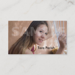 Actuação dos modelos do cartão de visita do