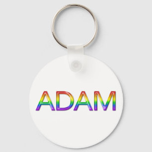 Adam - arco-íris - chaveiro - 002