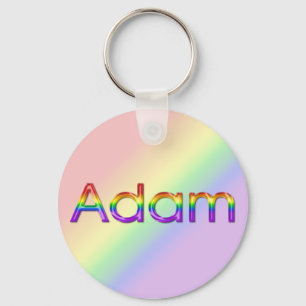 Adam - arco-íris - chaveiro - 003