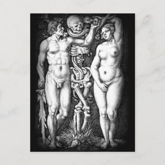 Adam e Eve originais do cartão postal