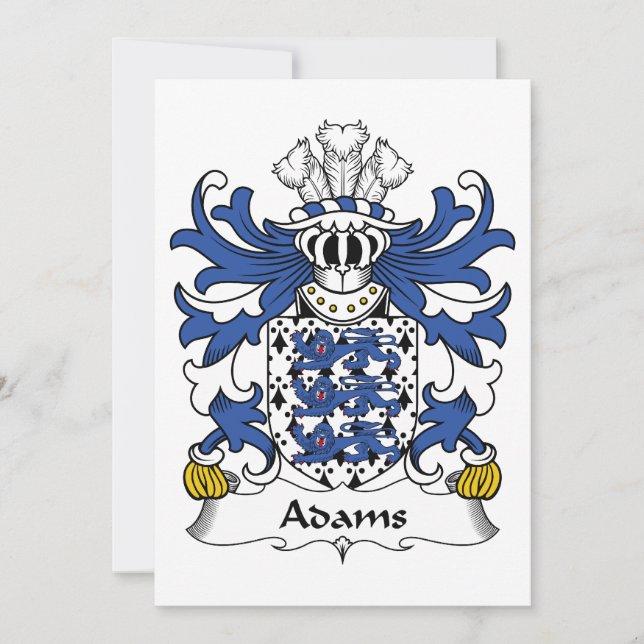 Adams Family Crest (Frente)