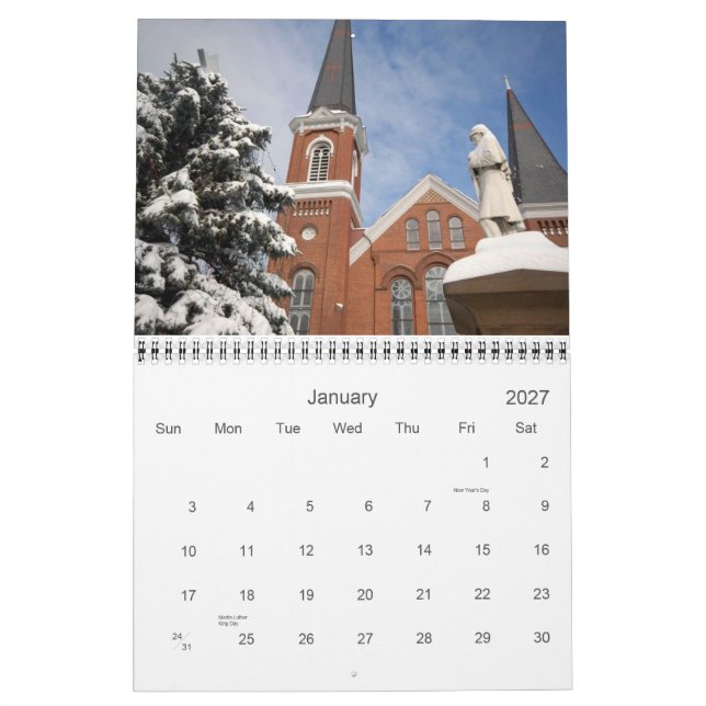 Adams norte, calendário das MÃES 2013 (Jan 2027)