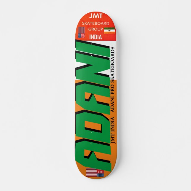 ADANI JMT ÍNDIA 7 3/4" Prancha de Skate (Frente)