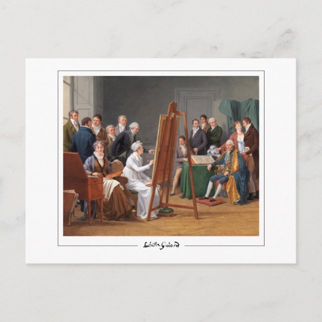 Adélaïde Labille-Guiard #4 - Cartão postal de arte (Frente)
