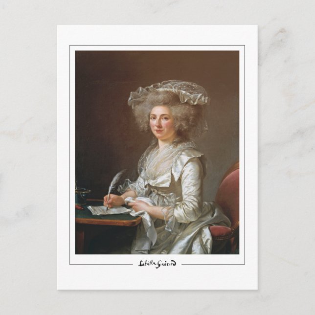 Adélaïde Labille-Guiard #8 - Cartão postal de arte (Frente)