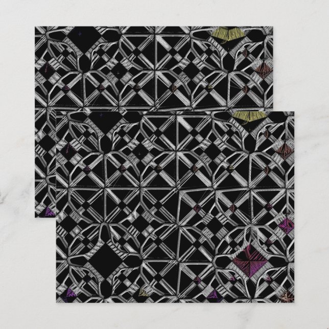 Aderido às Folhas de Papel Cruzadas (Frente/Verso)