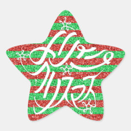 ADESITO ESTRELA 星形メリークリスマスのタイポグラフィーと他8言語