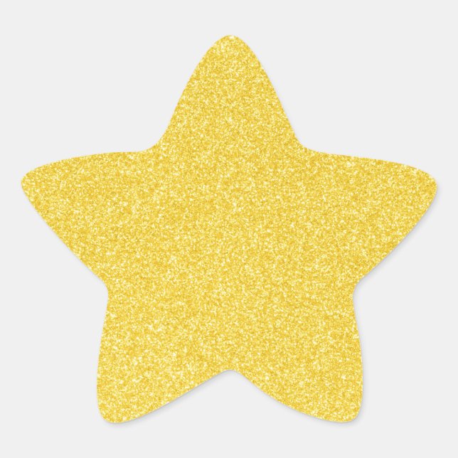 Adesito Estrela 01 Impressão amarelo brilhante estrela de cinzas (Frente)