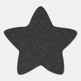 Adesito Estrela 30 Impressão de brilho preto - estrela cintilante