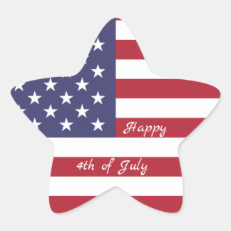 Adesito Estrela 4 de julho American Flag Heart Flag Fireworks
