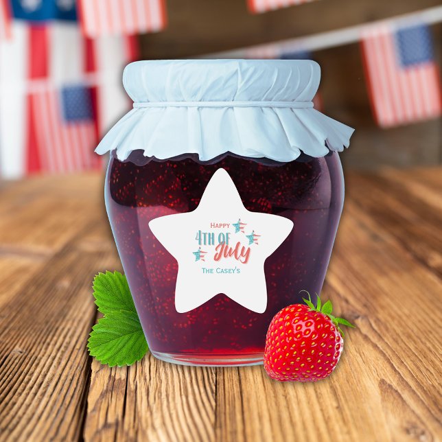 Adesito Estrela 4 de julho CHURRASCO Star Sticker (Criador carregado)