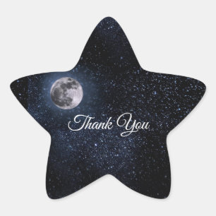 Adesito Estrela A Astrologia da Lua Cheia Stars Celestial Azul Bra