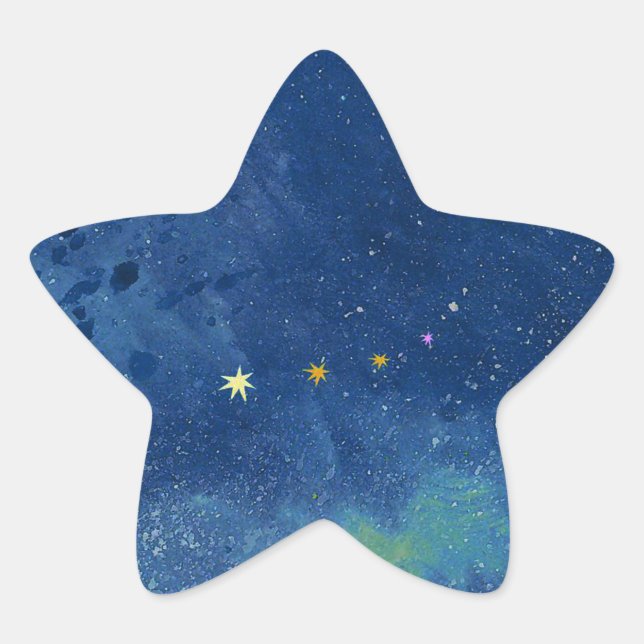 Adesito Estrela A ilustração do céu estrelado (Frente)