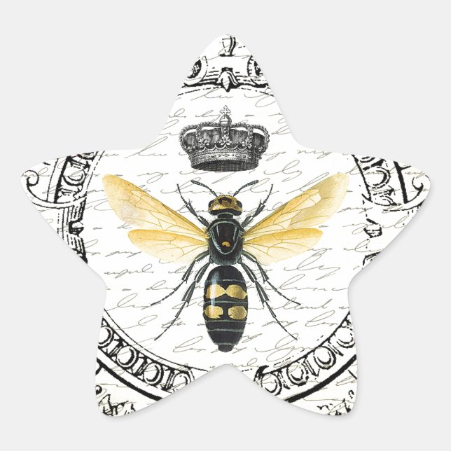 Adesito Estrela Abelha francesa MODERN VINTAGE (Frente)