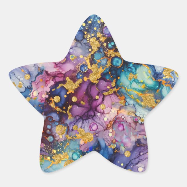 Adesito Estrela Abstrato TexturasBag de eletrônicos (Frente)