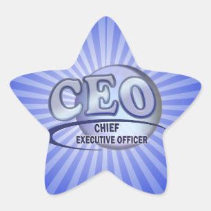 ADESITO ESTRELA ADMINISTRADOR EXECUTIVO DO CHEFE AZUL DO LOGOTIPO