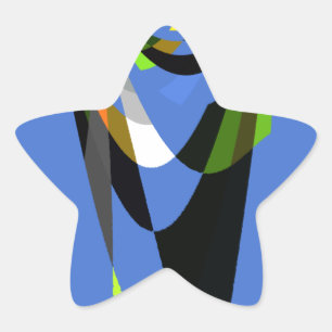 Adesito Estrela Adorável Blue African Tribal Motif Pattern Art Imp