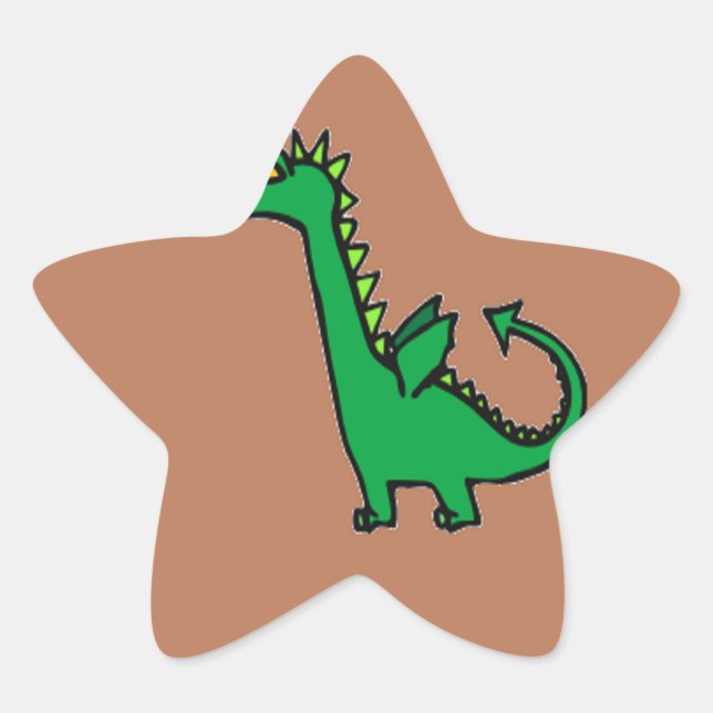 Adesito Estrela Air breathing green dragon (Frente)