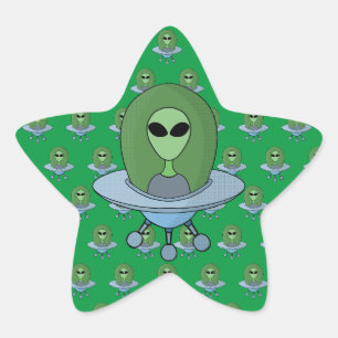 Adesito Estrela Alienígena em sua nave espacial