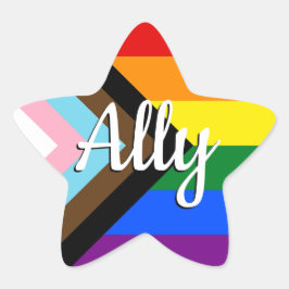 Adesito Estrela Ally | Sinalizador do Orgulho do Progresso