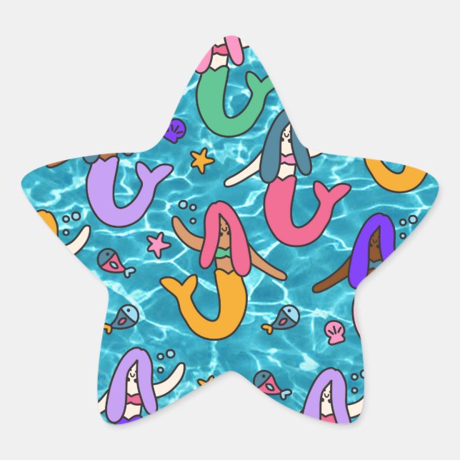 Adesito Estrela Amigos da Mermaid (Frente)