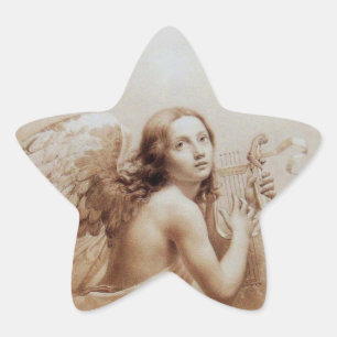 ADESITO ESTRELA ANGEL JOGANDO LYRA SOBRE AS NUVENS