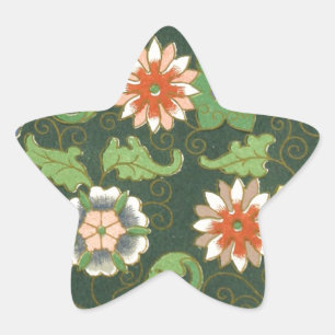Adesito Estrela Antigo Padrão Chinês de Cloisonné: Jade Verde