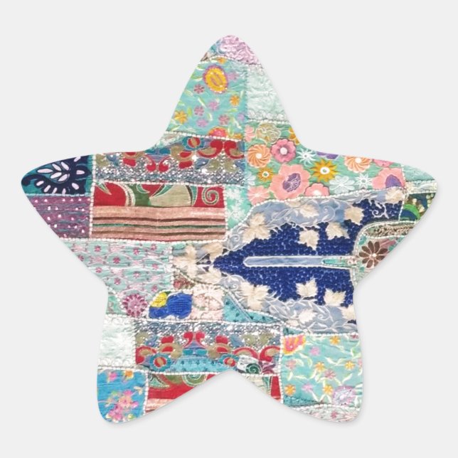 Adesito Estrela Aqua e Design de maré azul (Frente)