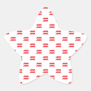 Adesito Estrela Aquarius Pattern Red