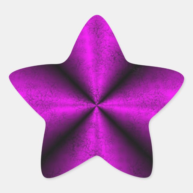 Adesito Estrela Arco-íris Preto Rosa em Elefante Couro Optik (Frente)