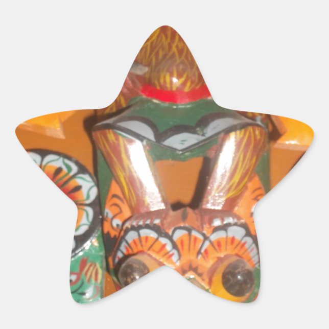 Adesito Estrela Arte Cultural Única - Sri Lanka/Design indonésio (Frente)