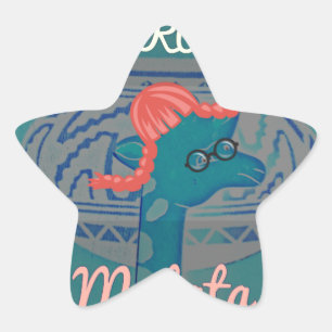 Adesito Estrela Arte sobre Girafa Reproduzida: Uma Delícia African