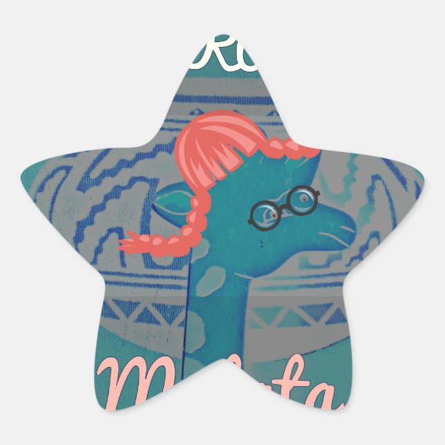 Adesito Estrela Arte sobre Girafa Reproduzida: Uma Delícia African (Frente)