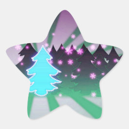Adesito Estrela Árvores de Natal Matizes de Verde