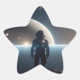 Adesito Estrela Astronautas flutuando no universo