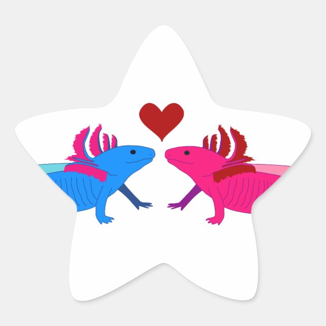 Adesito Estrela Axolotl em Love (Frente)