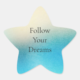 Adesito Estrela Azul Aqua Branco Turquoise