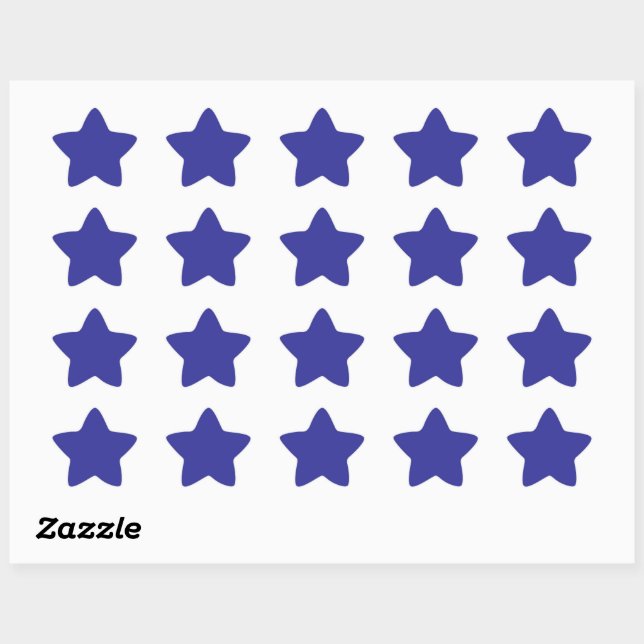 Adesito Estrela Azul (pigmento) (cor sólida) (Folha)
