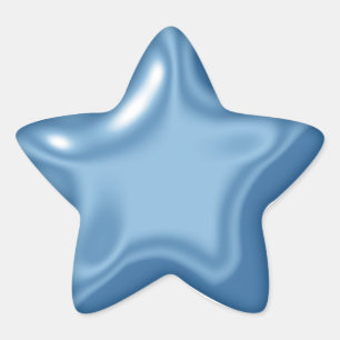 Adesito Estrela Balon Star Blue Sticker
