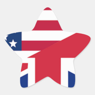 Adesito Estrela Bandeira Americana Padrão Union Jack Estrelas List