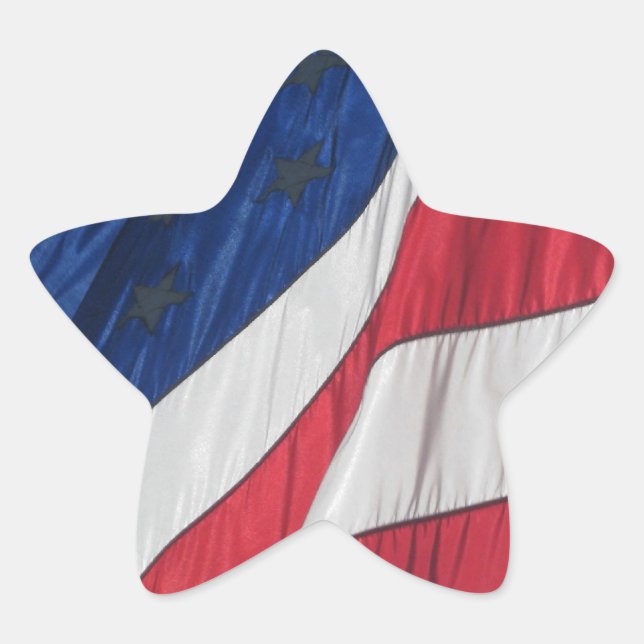 Adesito Estrela Bandeira Americana Patriótica (Frente)
