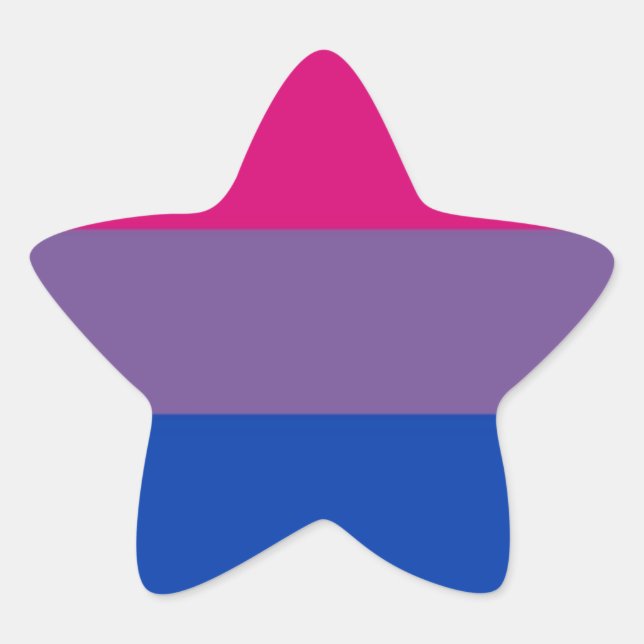 Adesito Estrela Bandeira Bi Para Orgulho Bissexual (Frente)